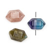 Cherry Tree Beads Natural Gemstone approx. 6x11mm Faceted Double Terminated Hexagonal Point Beads - 14 inch strand 