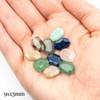 Cherry Tree Beads Gemstone Faceted Rectangular Slab Beads - 8 inch strand 