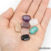Cherry Tree Beads Gemstone Faceted Rectangular Slab Beads - 8 inch strand 