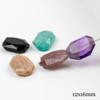 Detailed view of Cherry Tree Beads Gemstone Faceted Rectangular Slab Beads with unique natural gemstone patterns.