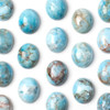 Cherry Tree Beads Apatite 10x12mm Oval Cabochon - 1 per bag 