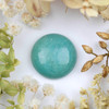 Cherry Tree Beads Russian Amazonite 20mm Coin Button Cabochon - 1 per bag 