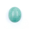 Cherry Tree Beads Russian Amazonite 10x12mm Oval Cabochon - 1 per bag 