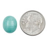 Cherry Tree Beads Russian Amazonite 10x12mm Oval Cabochon - 1 per bag 