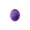 Cherry Tree Beads Amethyst 10x12mm Oval Cabochon - 1 per bag 
