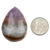 Cherry Tree Beads Amethyst Agate 25x35mm Teardrop Cabochon - 1 per bag 