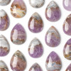 Cherry Tree Beads Amethyst Agate 25x35mm Teardrop Cabochon - 1 per bag 