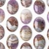 Cherry Tree Beads Amethyst Agate 30x40mm Oval Cabochon - 1 per bag 