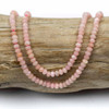 Cherry Tree Beads BOGO Pink Opal 3x4mm Faceted Rondelle Beads - 15 inch strand 