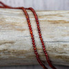 Cherry Tree Beads BOGO Red Agate 2mm Round Beads - 15 inch strand 