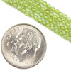 Cherry Tree Beads BOGO Peridot 2mm Round Beads - 15 inch strand 