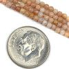 Cherry Tree Beads BOGO Peach Moonstone 2mm Round Beads - 15 inch strand 