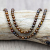 Cherry Tree Beads BOGO Tigereye Skin 4mm Round Beads - 15 inch strand 