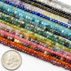 Cherry Tree Beads Gemstone 2x3 Faceted Rondelle Beads - 15 inch strand 