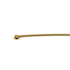 Cherry Tree Beads 14k Gold Filled 2 inch/50mm, 26 gauge Headpins/Ballpins with 1.2mm Ball - 10 per bag  Cherry Tree Beads 14k Gold Filled 2 inch/50mm, 26 gauge Headpins/Ballpins with 1.2mm Ball - 10 per bag