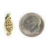 Cherry Tree Beads 14k Gold Filled 6x15mm Filigree Fish Hook Clasp - 1 per bag 