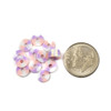 Cherry Tree Beads Polymer Clay 1x6mm Heishi Beads - Summer Lilac & Rose Pixel Mix #EF33, 16 inch strand 