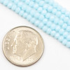 Cherry Tree Beads Crystal Beads - approx. 2x2.5mm Opaque Baby Blue Faceted Rondelles, 15 inch strand 