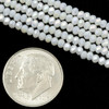 Cherry Tree Beads Crystal Beads - approx. 2x2.5mm Opaque Morning Mist Gray Faceted Rondelles with AB finish, 15 inch strand  Cherry Tree Beads Crystal Beads - approx. 2x2.5mm Opaque Morning Mist Gray Faceted Rondelles with AB finish, 15 inch strand