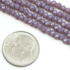 Cherry Tree Beads Crystal Beads - approx. 2.5x3mm Opaque Light Heather Purple Faceted Rondelles, 15 inch strand  Cherry Tree Beads Crystal Beads - approx. 2.5x3mm Opaque Light Heather Purple Faceted Rondelles, 15 inch strand