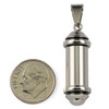 Cherry Tree Beads 304 Stainless Steel 8x33mm Container Pendant - 1 per bag  Cherry Tree Beads 304 Stainless Steel 8x33mm Container Pendant - 1 per bag
