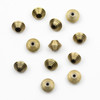 Cherry Tree Beads Brass 7x8mm Corrugated Spacer Findings - 12 per bag  Cherry Tree Beads Brass 7x8mm Corrugated Spacer Findings - 12 per bag