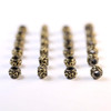Cherry Tree Beads Brass 3.5x4mm Scroll Pattern Spacer Beads - 24 per bag  Cherry Tree Beads Brass 3.5x4mm Scroll Pattern Spacer Beads - 24 per bag