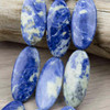 Cherry Tree Beads Special Gems - Sodalite 22x49mm Oval Beads - 16 inch strand  Cherry Tree Beads Special Gems - Sodalite 22x49mm Oval Beads - 16 inch strand