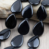 Cherry Tree Beads Special Gems - Onyx 25x34mm Teardrop Beads - 16 inch strand  Cherry Tree Beads Special Gems - Onyx 25x34mm Teardrop Beads - 16 inch strand