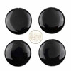 Cherry Tree Beads Special Gems - Onyx 35mm Coin Focals - 4 per bag Cherry Tree Beads Special Gems - Onyx 35mm Coin Focals - 4 per bag