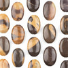 Cherry Tree Beads Special Gems - Polychrome Jasper (Desert Jasper) 20x30mm Oval Focals - 4 per bag  Cherry Tree Beads Special Gems - Polychrome Jasper (Desert Jasper) 20x30mm Oval Focals - 4 per bag