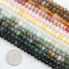 Cherry Tree Beads Natural Gemstone 4x6mm Pumpkin Beads - 15 inch strand 