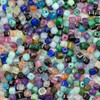 Cherry Tree Beads Natural Gemstone 3mm Faceted Cube Beads - 8 inch strand 