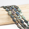 Cherry Tree Beads Abalone Paua Shell 13x18mm Oval Beads - 8 inch strand 