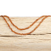 Cherry Tree Beads BOGO Peach Garnet 2mm Faceted Round Beads - 15 inch strand 