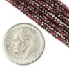 Cherry Tree Beads BOGO Red Garnet 1x2mm Faceted Rondelle Beads - 15 inch strand 
