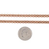Cherry Tree Beads Brass Byzantine 3.5mm Flat Chain - 1 meter  Cherry Tree Beads Brass Byzantine 3.5mm Flat Chain - 1 meter