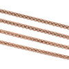 Cherry Tree Beads Brass Byzantine 3.5mm Flat Chain - 1 meter  Cherry Tree Beads Brass Byzantine 3.5mm Flat Chain - 1 meter