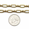 Cherry Tree Beads Brass 4x10mm Oval Chain with Link  - 1 meter  Cherry Tree Beads Brass 4x10mm Oval Chain with Link  - 1 meter