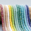 Cherry Tree Beads Glass 3x6mm Opaque Rondelle Beads for craft night.