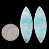 Cherry Tree Beads Hemimorphite Pendants - 1 pair per bag 
