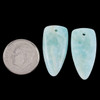 Cherry Tree Beads Hemimorphite Pendants - 1 pair per bag 