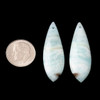 Cherry Tree Beads Hemimorphite Pendant Pairs - 1 pair per bag 