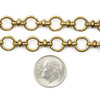 Cherry Tree Beads Coated Brass 8.5mm Round Link Chain - 1 meter  Cherry Tree Beads Coated Brass 8.5mm Round Link Chain - 1 meter
