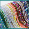 Cherry Tree Beads Crystal 2x4mm Faceted Heishi Beads - 8 inch strand 