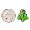 Cherry Tree Beads Handmade Lampwork Glass Beads - 15x16mm Christmas Tree, 2 per bag 