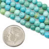 Cherry Tree Beads Natural Turquoise Grade AAA 4.5mm Round Beads - 15 inch strand 