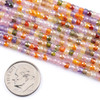 Cherry Tree Beads Cubic Zirconia 2x3mm Faceted Rondelle Beads - 15 inch strand 