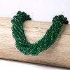 Cherry Tree Beads Crystal 3.5x4.5mm Peacock Green Faceted Rondelle Beads - 16 inch strand 