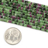 Cherry Tree Beads Ruby Zoisite 1.5x2.5mm Faceted Rondelle Beads - 15.5 inch strand 